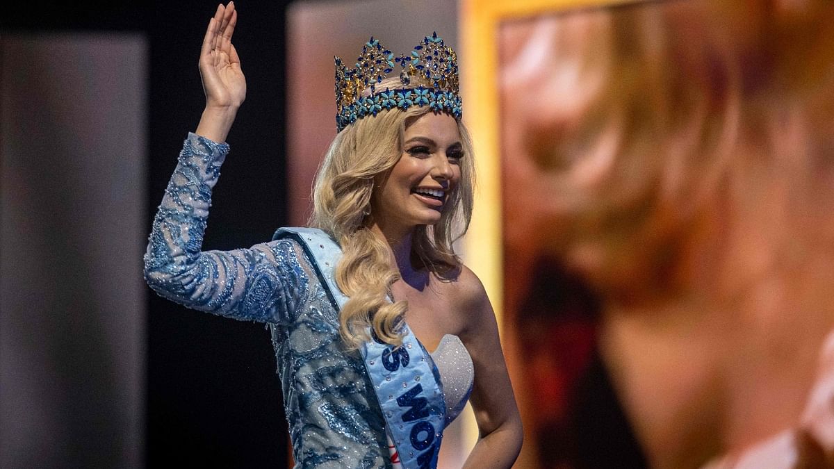 Karolina Bielawska of Poland was crowned Miss World for the year 2021 at the 70th edition of the beauty pageant held at the Coca-Cola Music Hall in San Juan, Puerto Rico. Credit: AFP Photo