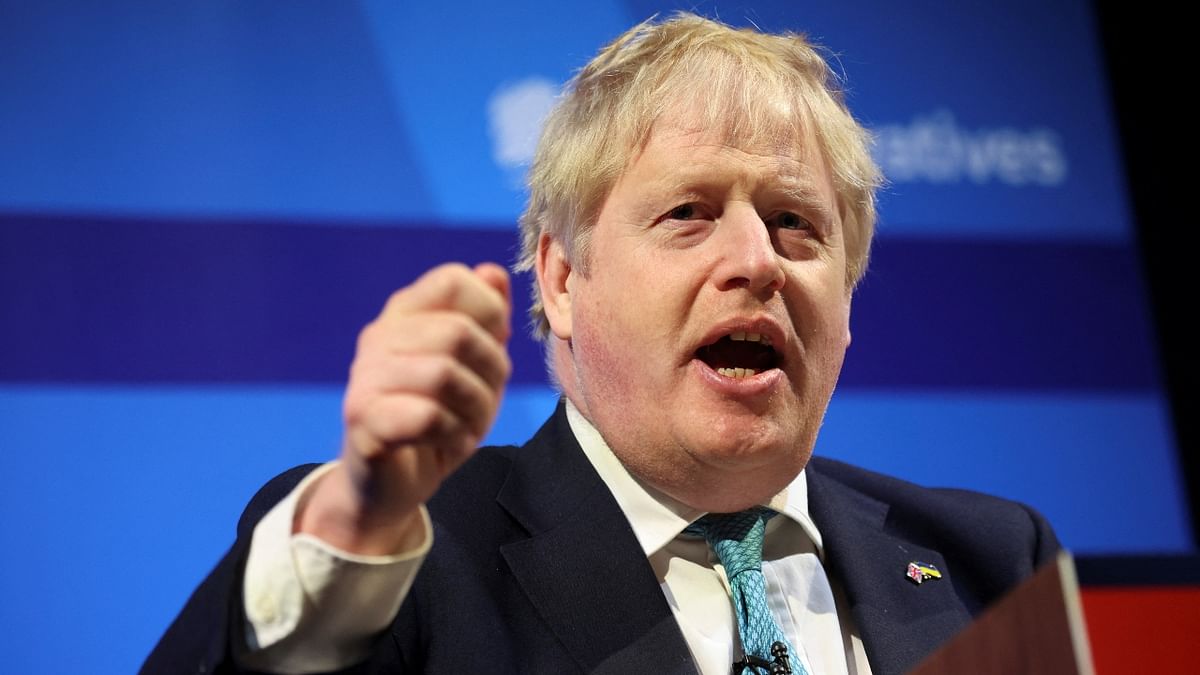 British Prime Minister Boris Johnson is at the bottom with a rate of 33 per cent, the survey revealed. Credit: Reuters File Photo