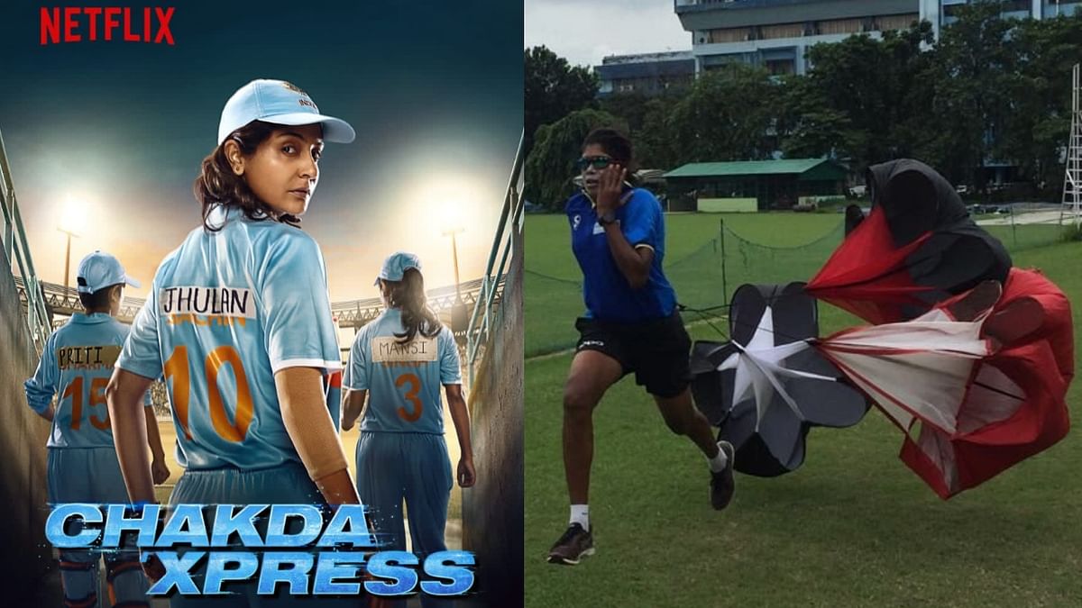 Chakda Xpress: A biopic on former Indian cricket captain Jhulan Goswami traces the glorious journey of one of the fastest female pacers in the history of world cricket as she moves up the ladder despite the countless hindrances posed by misogynistic politics to fulfil her only dream: to play cricket. Directed by Prosit Roy, the movie stars Anushka Sharma in the pivotal role. Credit: Instagram/jhulangoswami