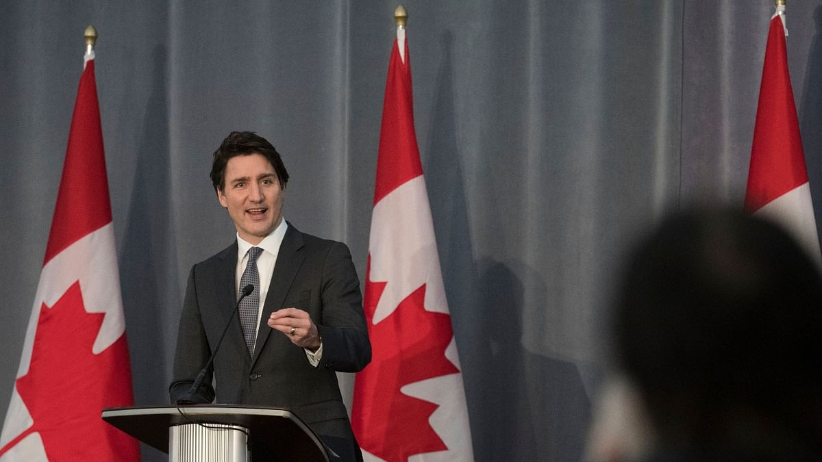 Canadian PM Justin Trudeau also got a 42 per cent approval rating and shared the fifth spot with Kishida. Credit: AP/PTI File Photo