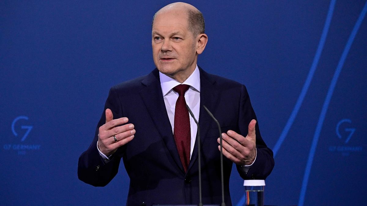 With a 45 per cent approval rating, Germany's Chancellor Olaf Scholz stood fourth on the list. Credit: AFP File Photo
