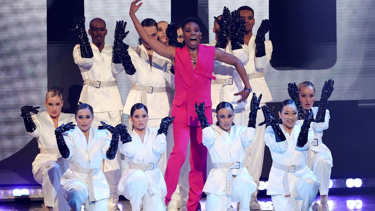 Billy Porter gave an enthralling performance at the iHeartRadio Music Awards. Credit: Reuters Photo