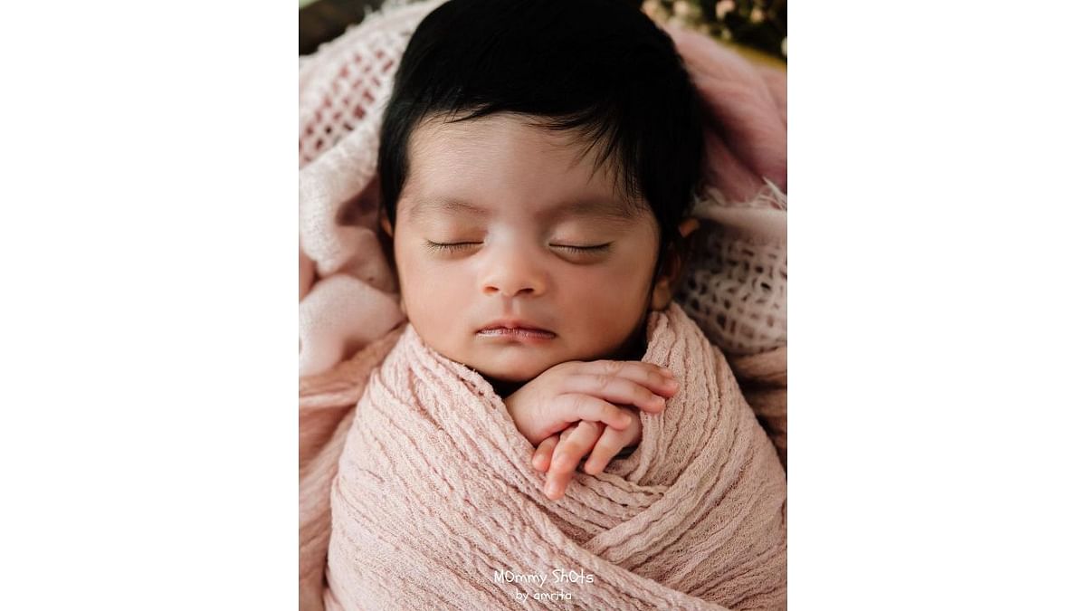 An adorable picture of Disha Madan's daughter Avira. Credit: Instagram/disha.madan