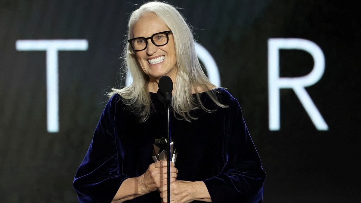 Director - Jane Campion for ‘The Power Of The Dog’. Credit: Reuters Photo