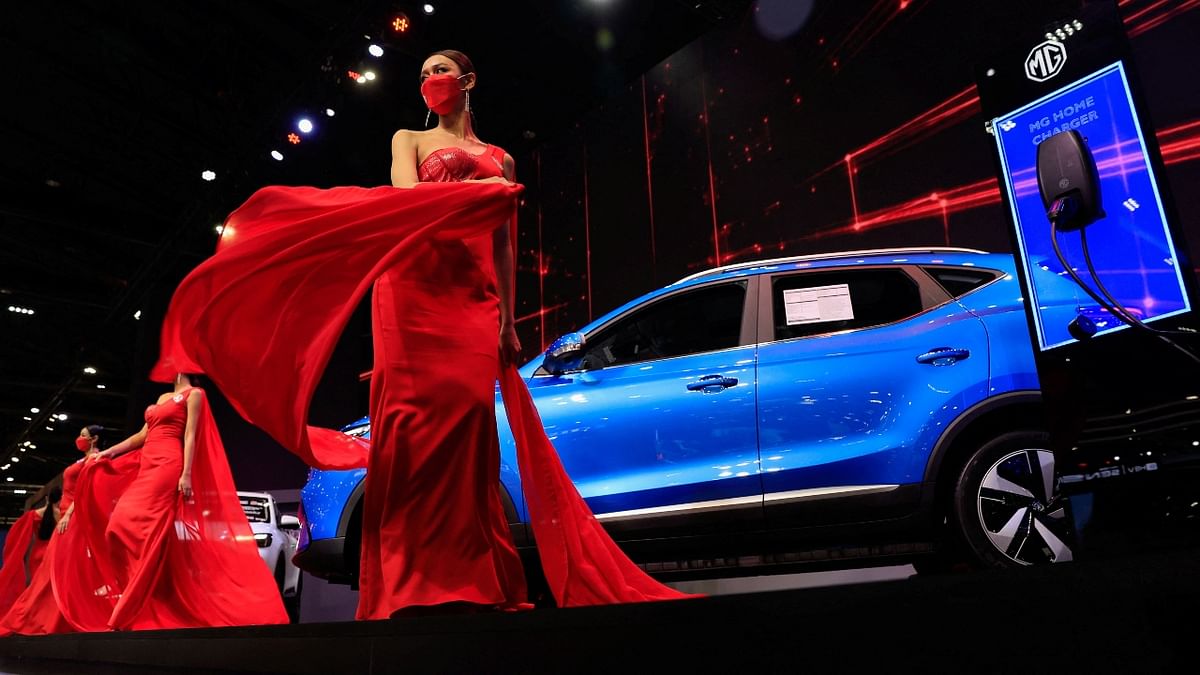 This year's motor show was also the first since government subsidies for EV buyers were introduced. Thai gasoline prices are around 40 baht ($1.20) per litre, up 50% from last year. And some see a switch to EVs as a way to save money. Credit: Reuters Photo
