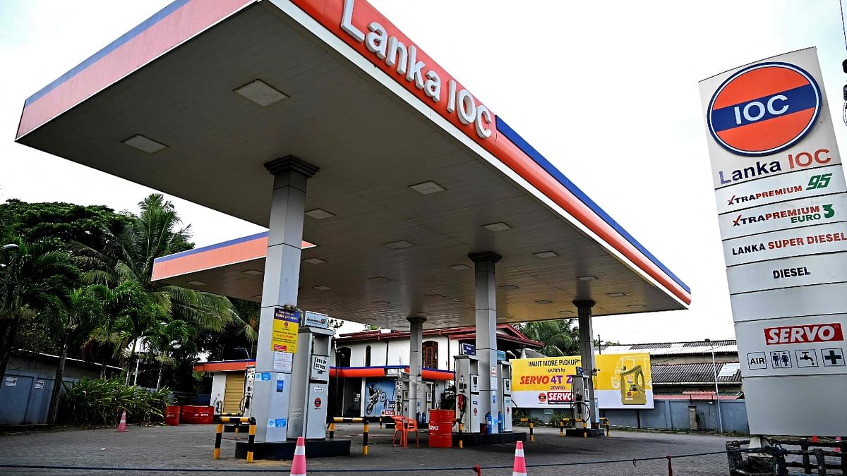 Meanwhile, the main fuel retailer, the state-owned Ceylon Petroleum Corporation (CPC), said there would be no diesel in the country for at least two days. Credit: AFP Photo