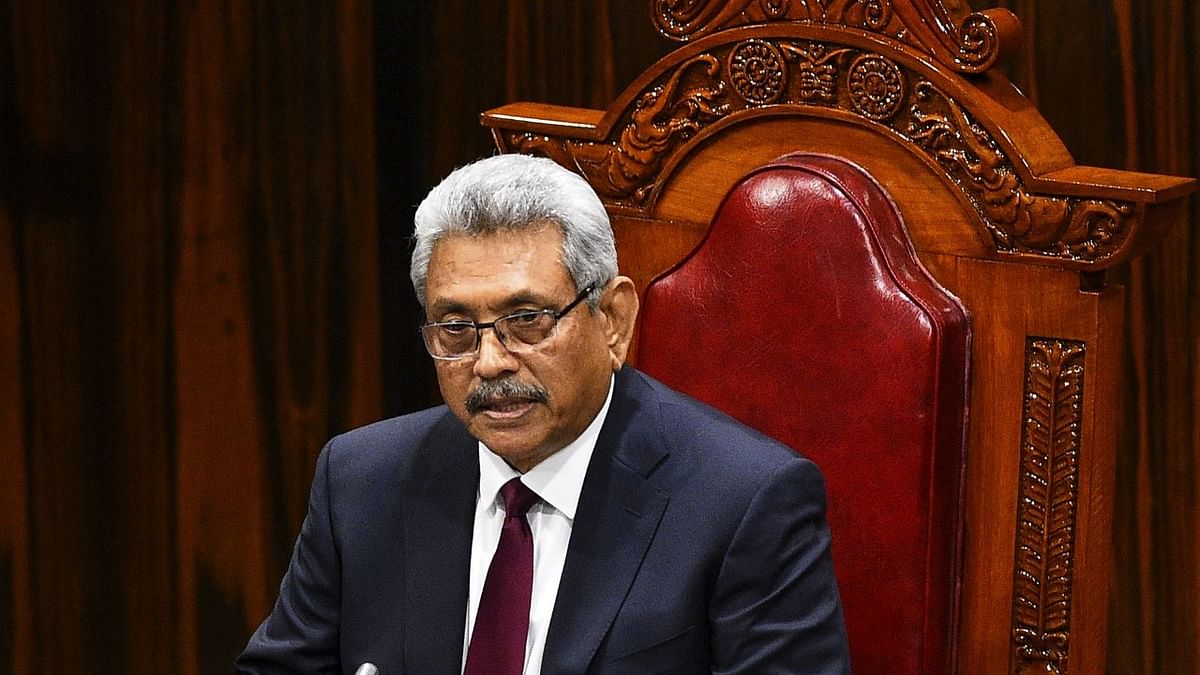 Sri Lankan President Gotabaya Rajapaksa declared a nationwide public emergency late on Friday following violent protests over the country's worst economic crisis in decades. Credit: AFP Photo