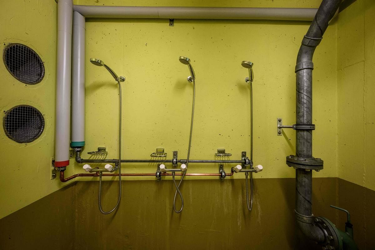 Russia's invasion of Ukraine has awakened long-slumbering anxiety interest in Switzerland in concrete nuclear fallout shelters built across the country during the Cold War, with spots available for every single resident. Credit: AFP Photo