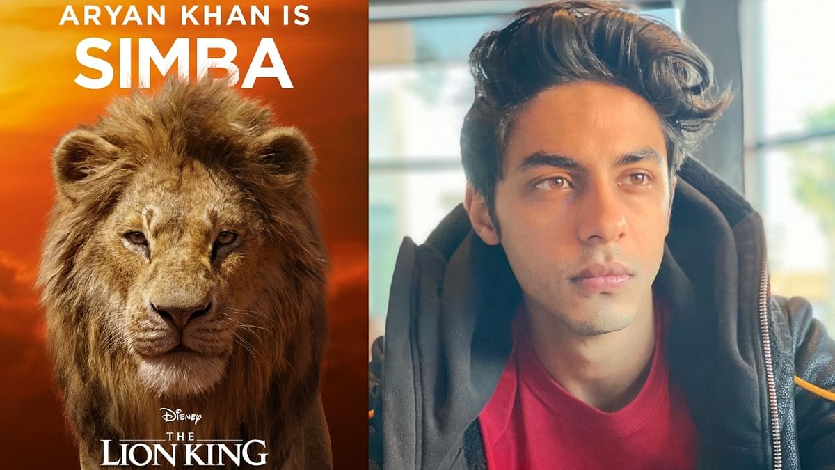 SRK's son Aryan Khan lent his voice to the Hindi version of Disney's 'The Lion King'. Credit: Special Arrangement