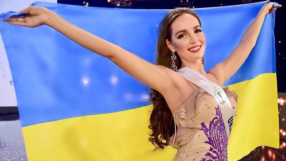 Anastasiia Lenna was crowned Miss Ukraine in 2015. Credit: Instagram/anastasiia.lenna