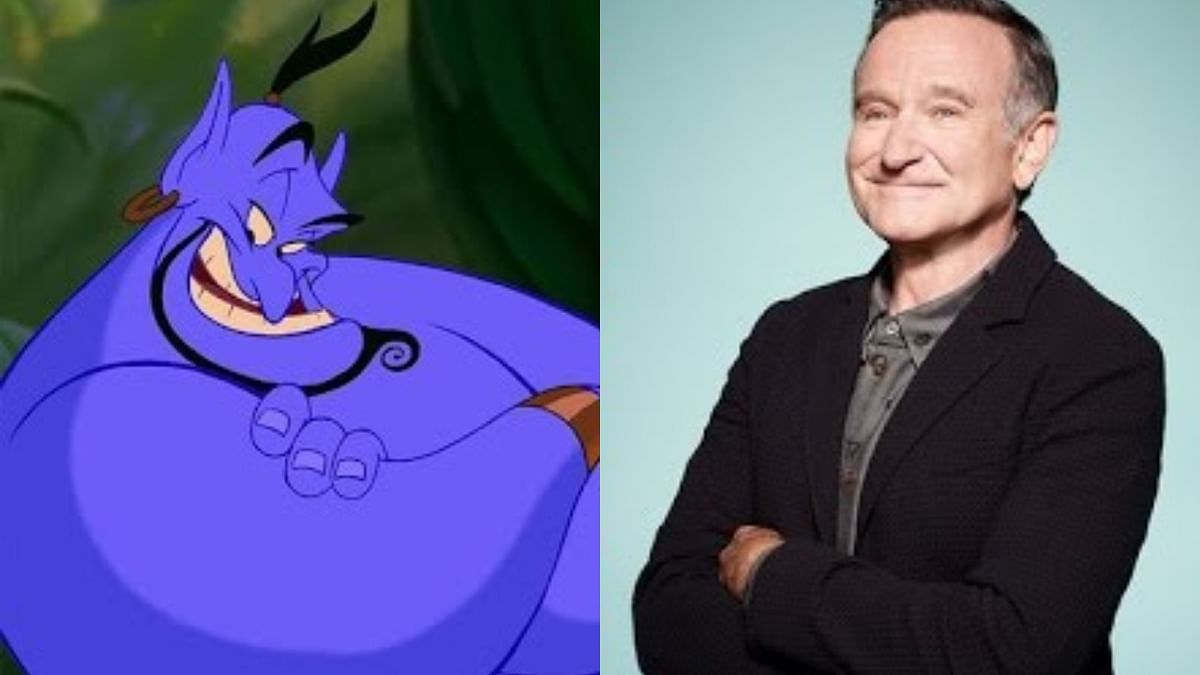Robin Williams gave his voice to one of the most famous Disney characters of all time, Genie, from the classic Disney film 'Aladdin'. Credit: Special Arrangement