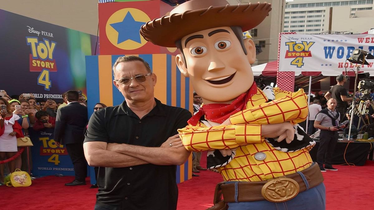 Hollywood star Tom Hanks joined the cast of Pixar's classic animation film 'Toy Story' and lent voice to the popular character, Sheriff Woody. Credit: AP/PTI file photo