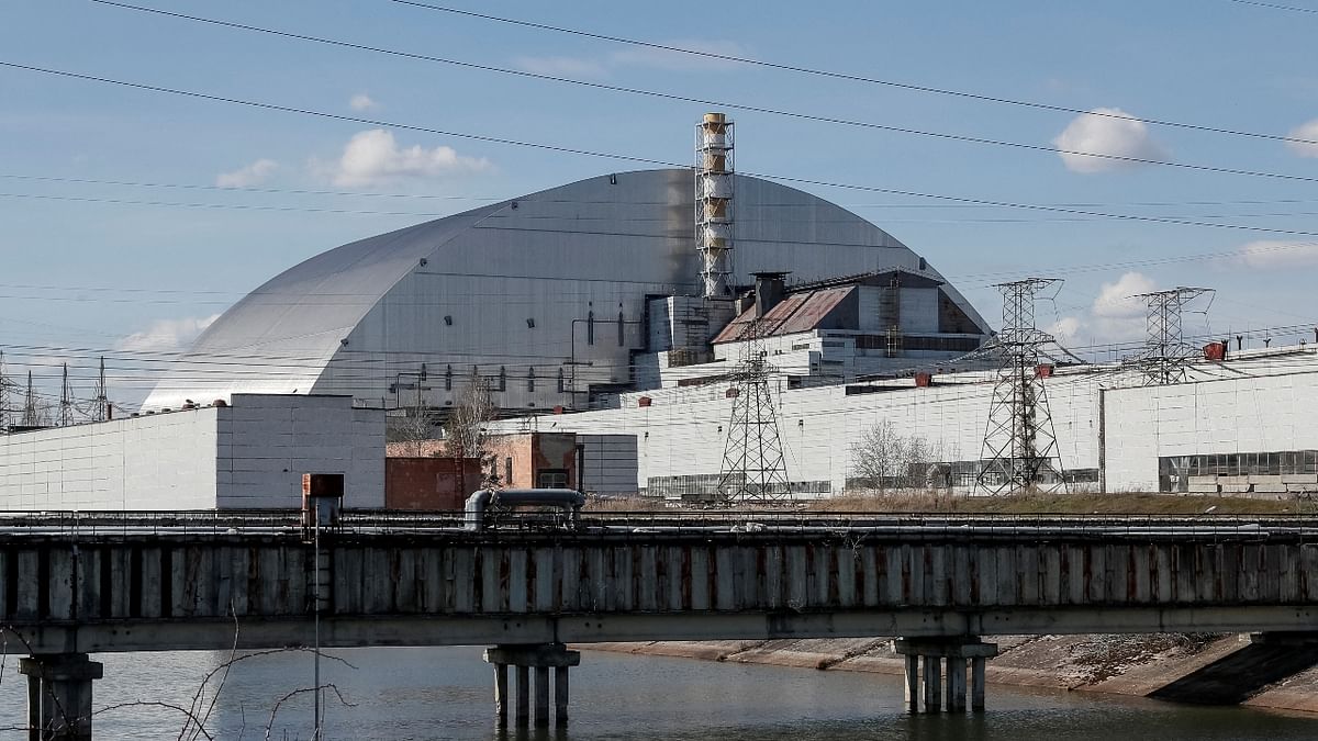 The Chernobyl nuclear plant, some 110 km north of Kyiv, suffered the worst nuclear accident in human history on April 26, 1986. Credit: Reuters Photo