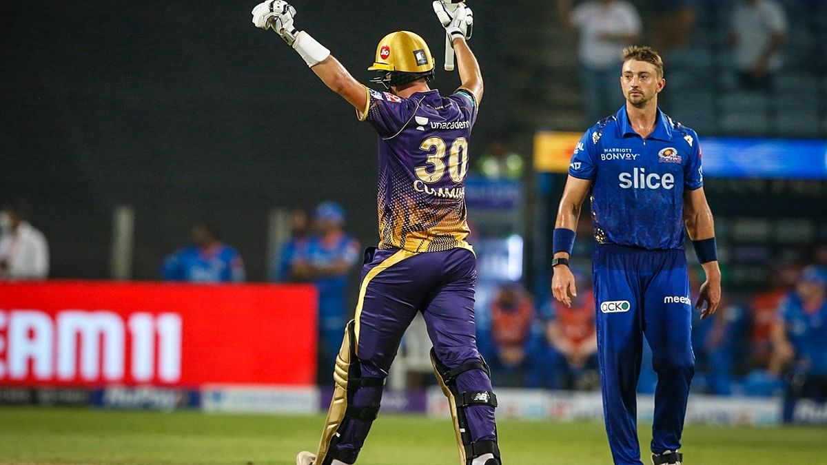 Mumbai Indians all-rounder Daniel Sams gave away 35 runs against Kolkata Knight Riders in 2022. A clueless Sams was hammered for 4 sixes and 2 fours in his third over as the opposition registered a comfortable victory with four overs to spare. Credit: KKR