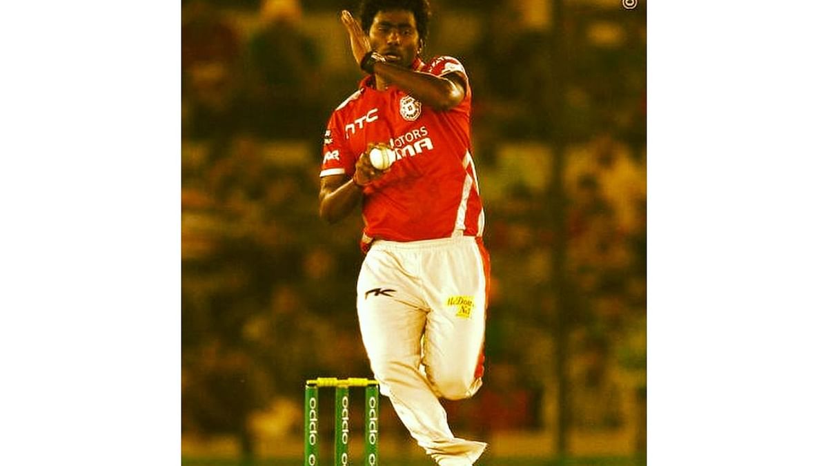 Kings XI Punjab (now Punjab Kings) bowler Parvinder Awana leaked 33 runs in one over against Chennai Super Kings' (CSK) 227-run chase in Mumbai in IPL 2014. Awana was hit for 2 sixes and five fours by CSK's Suresh Raina. Credit: Instagram/Parvinder Awana