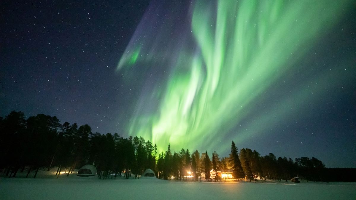 Priest Lake in northern Idaho, a popular vacation spot all year round for its many recreational opportunities, also has the perfect conditions for spotting the Northern Lights. Credit: Reuters Photo