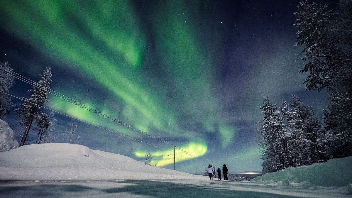 The night sky is one of the biggest tourist attractions of Pajala, Sweden. This place offers some magnificent views of the magical and captivating sight of the northern lights. Credit: Reuters Photo