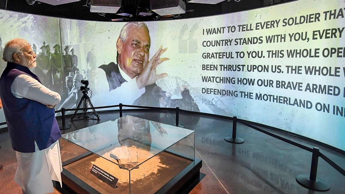 With smart voice-overs, screens and visual effects, the museum virtually transports visitors to the era of the former PMs. Credit: PIB