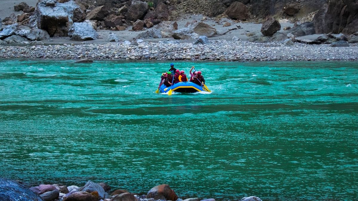 Rishikesh: A four-hour drive from the national capital, this place offers an array of adventure sports like trekking, rafting and bungee jumping. Credit: Special Arrangement