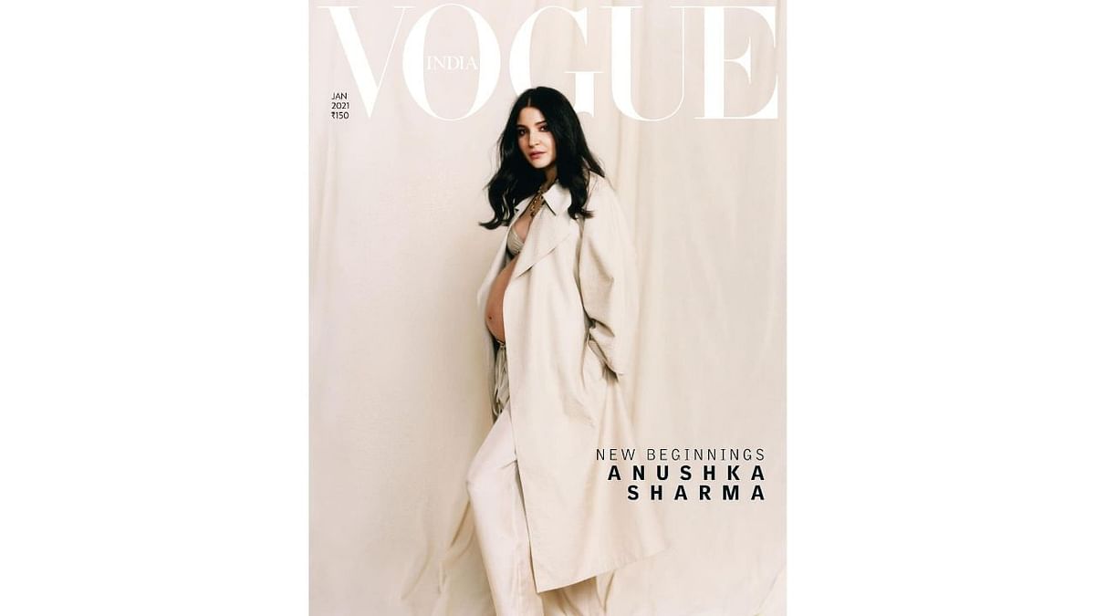 In January 2021, actress Anushka Sharma made headlines by turning into the cover girl for Vogue India. Credit: Vogue India