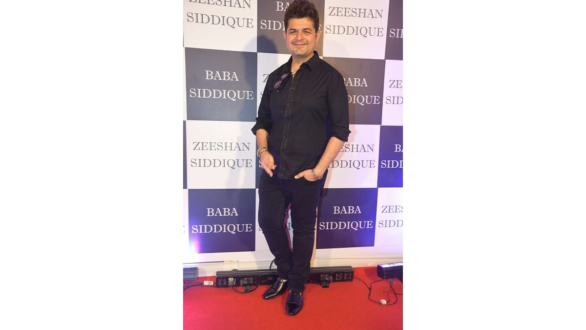 Ace photographer Dabboo Ratnani looked dapper in his all-black look. Credit: Pallav Paliwal