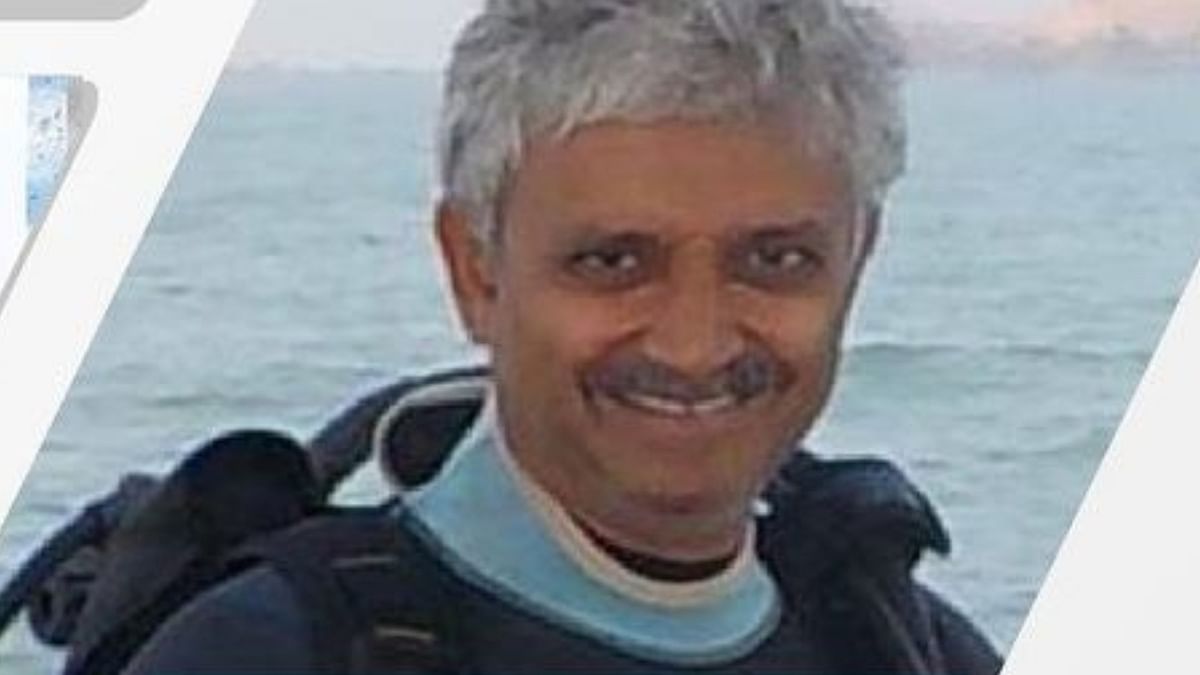Venkatesh Charloo, a pioneering marine conservationist who is helping in coral restoration in Goa. Credit: Special Arrangement