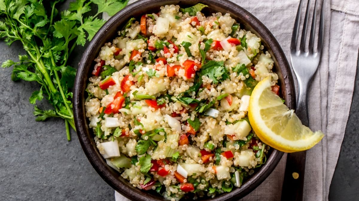 Quinoa: A superfood that is appreciated endlessly by food lovers. This is a delicious addition to salads and is gaining popularity, especially amongst the vegan community. Credit: Getty Images