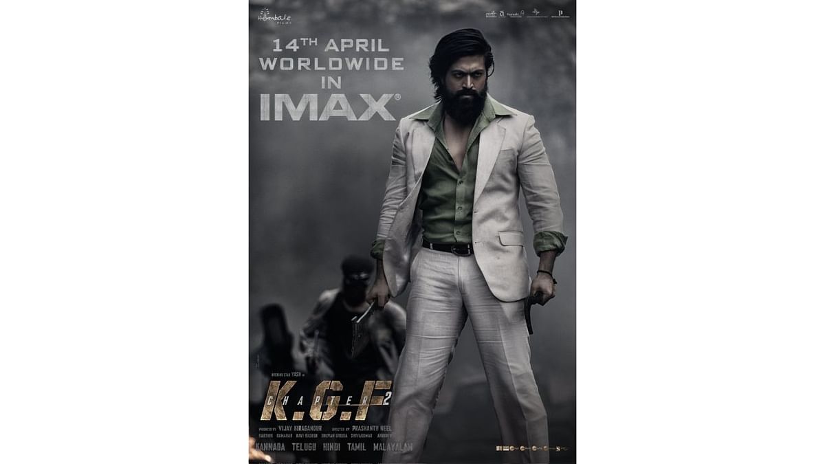 KGF Chapter 2 | Release Year - 2022 | Language - Kannada (Multi-lingual) | Earnings - 1001 crore. Credit: Special Arrangement