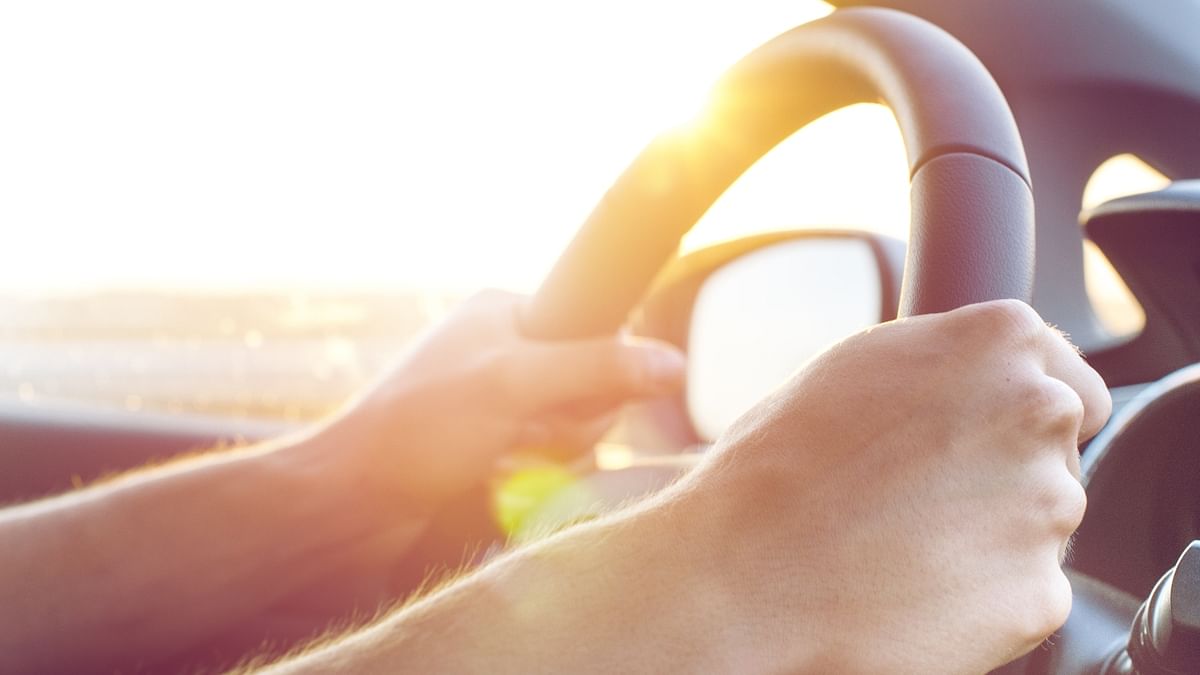 In extreme temperatures, use a piece of cloth over your steering wheel. This way, the steering wheel won't burn you. Credit: Getty Images