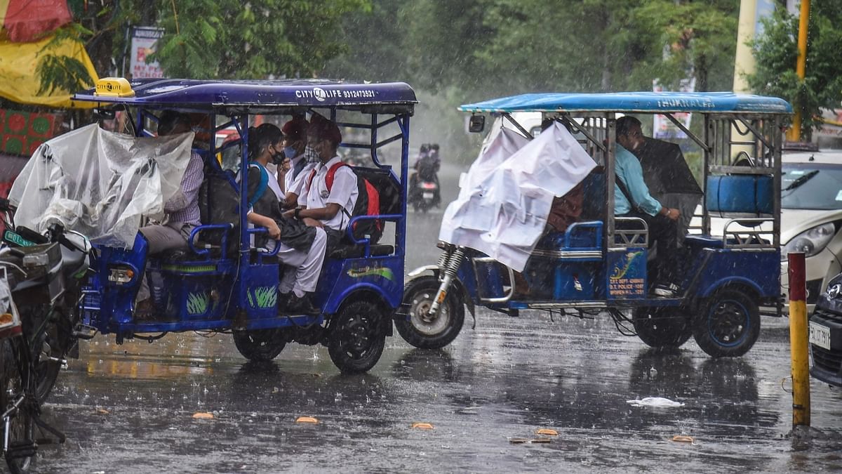 In Pics | Rain brings respite from heatwave in Delhi-NCR