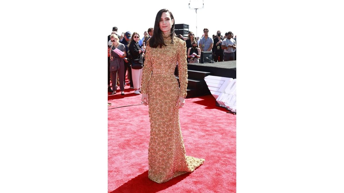 Jennifer Connelly wore a custom Louis Vuitton at the world premiere of