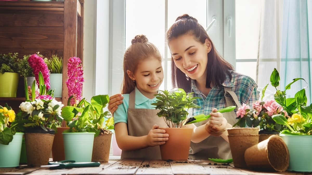 Gardening: Teach your child gardening and contribute to protecting the environment with self-sustaining gardening habits. Credit: Getty Images