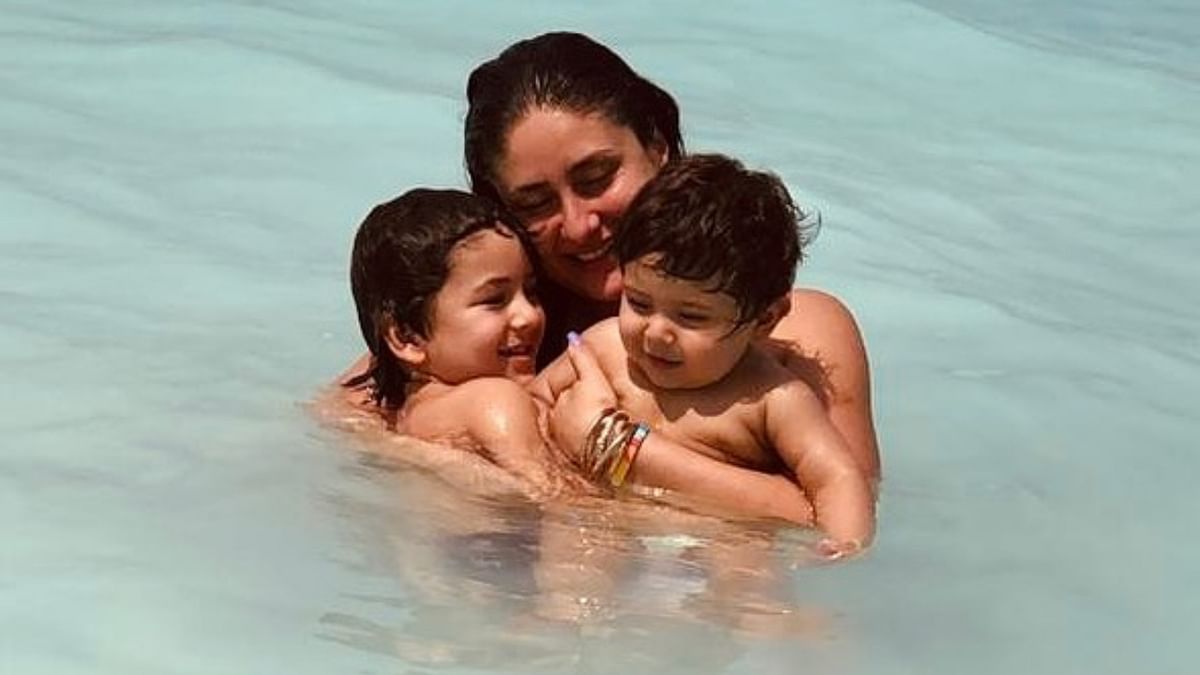 Measuring the dimensions of her life, actor Kareena Kapoor Khan on the occasion of Mother's Day shared the pictures of the length and breadth of her life. Credit: Instagram/kareenakapoorkhan