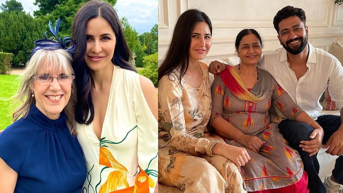 Katrina Kaif posed adorable pictures with her 'mothers' marking the special occasion. Credit: Instagram/katrinakaif