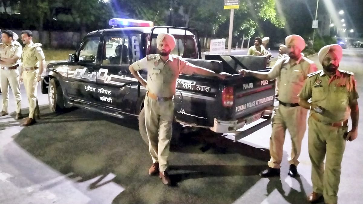 A quick reaction team of the Chandigarh police was also deputed near the Intelligence office building. Credit: PTI Photo