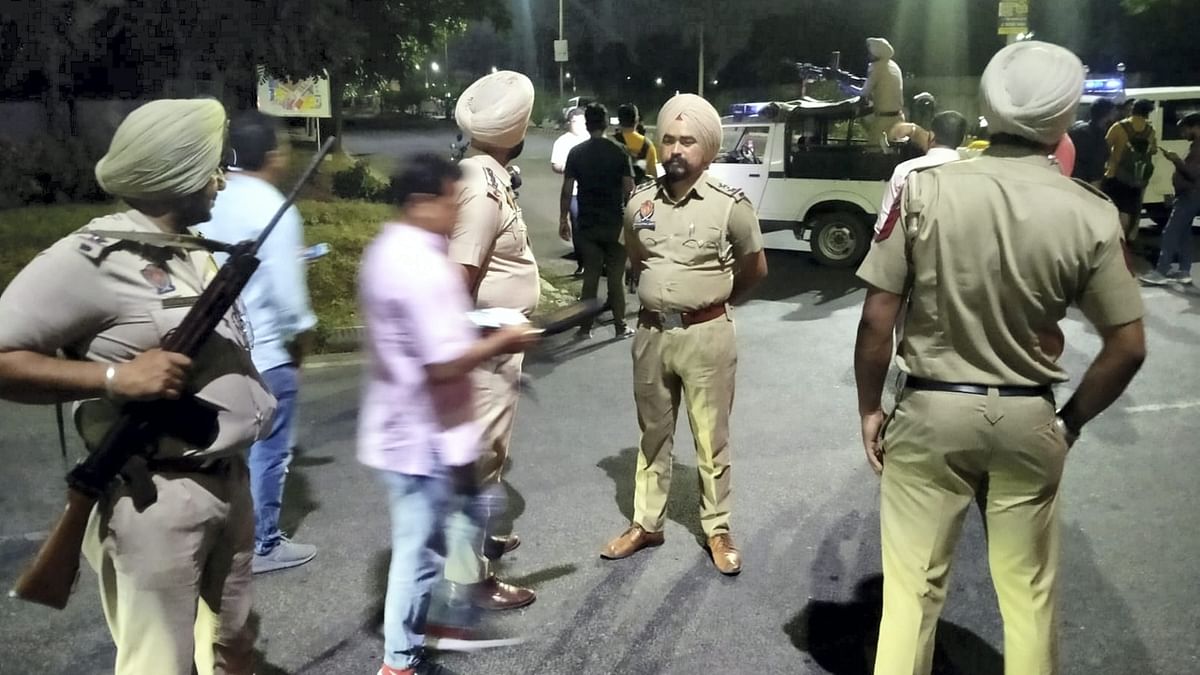 “A minor explosion was reported at the Punjab Police Intelligence Headquarters in sector 77, SAS Nagar at around 7.45 pm. No damage has been reported. Senior officers are on the spot and an investigation is being done. Forensic teams have been called,” the Mohali police said in a statement. Credit: PTI Photo