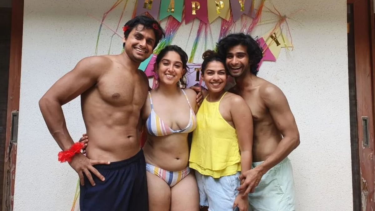 Celebrity kid Ira took to social media to share a glimpse of her fun-filled poolside birthday party with her followers. Credit: Instagram/khan.ira