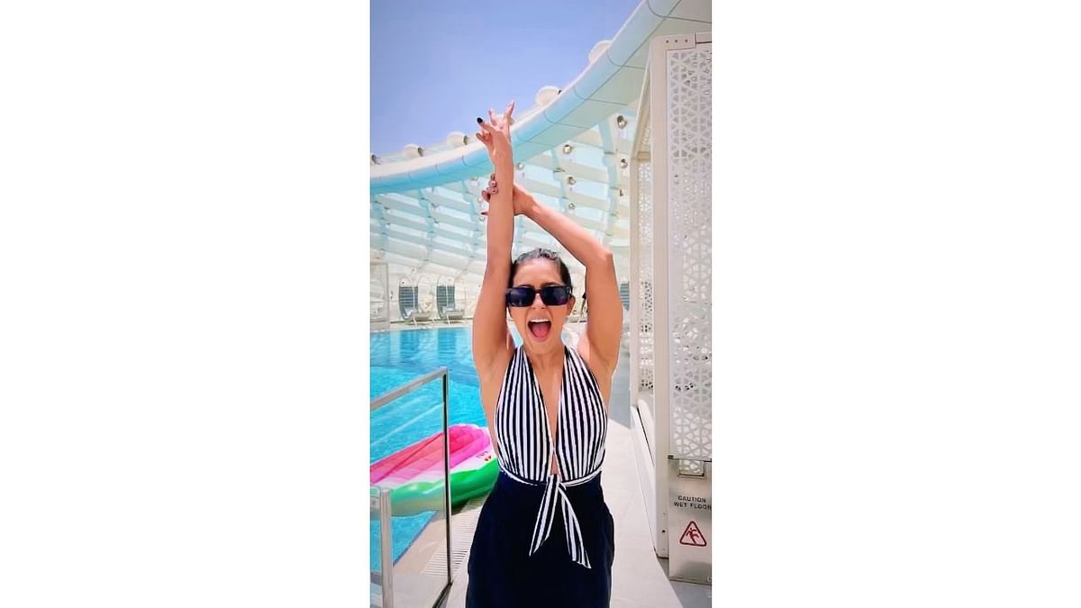 Her holiday pictures from Dubai will make you want to pack your travel bags. Credit: Instagram/samyuktha_hegde
