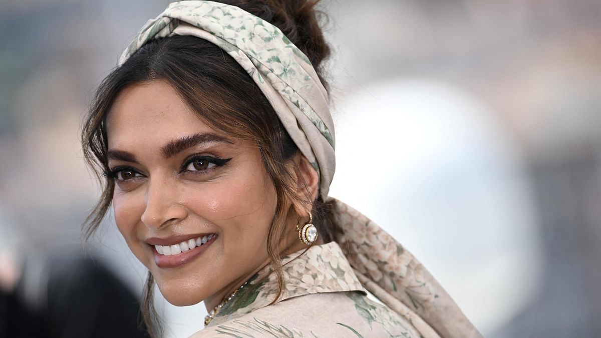 Actor Deepika Padukone is giving major fashion goals at Cannes Film Festival 2022. Credit: AFP Photo