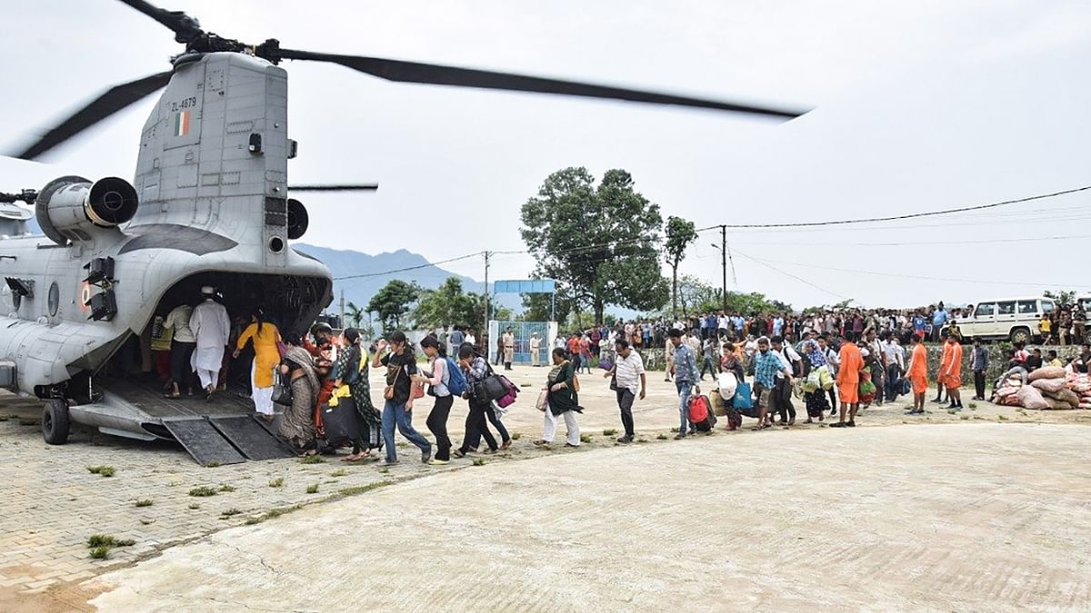 In all, 499 relief camps and 519 relief distribution centres have been opened in all the affected areas. Credit: PTI Photo