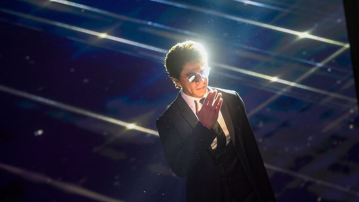 SRK's pictures from the event made his fans go weak in the knees. Credit: PTI Photo