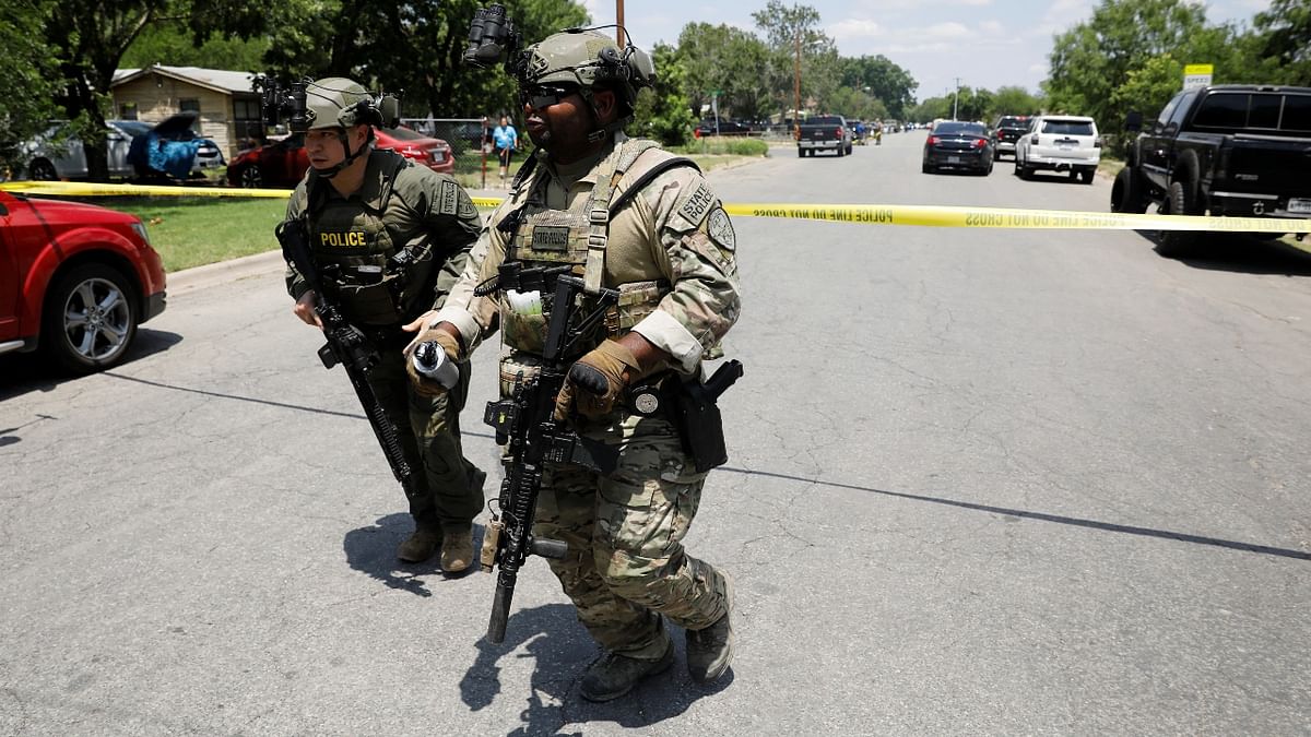 The gunman, whom the authorities identified as an 18-year-old man who had attended a nearby high school, was armed with several weapons, officials said. Credit: Reuters Photo