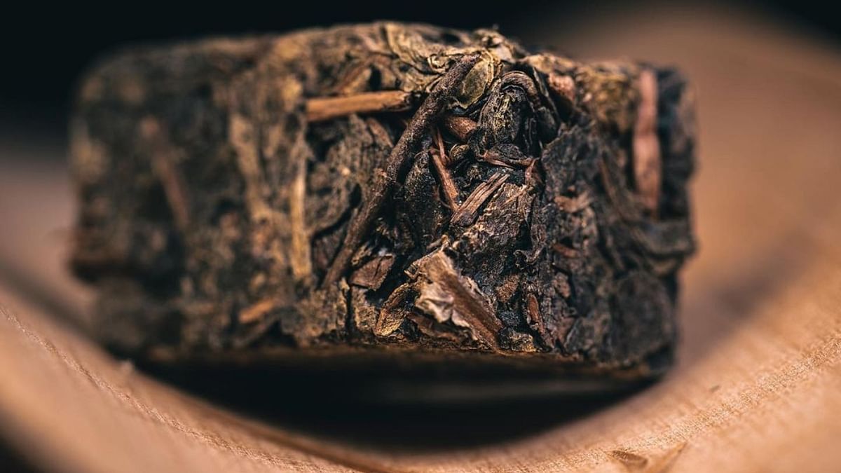 Bugpoop Tea: Bugapoop Tea is a special tea made from the faeces of grain moth larvae. These larvae are fed on nothing else but Camellia sinensis leaves and are passed through the digestive system of larvae to improve the quality of tea. Credit: Instagram/ @liuycom
