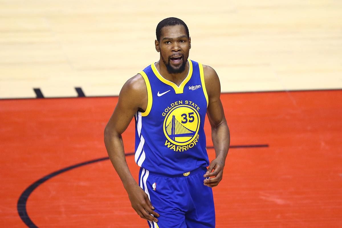 Rank 6: Kevin Durant | Total earning is $92.1 million. Kevin’s on-field earnings are $42.1 million and off-field earnings are $50 million. Credit: AFP Photo