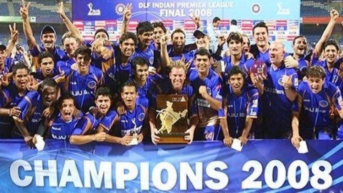 Shane Warne-led Rajasthan Royals defeated Chennai Super Kings to lift the IPL trophy in the inaugural season. Credit: IPLT20