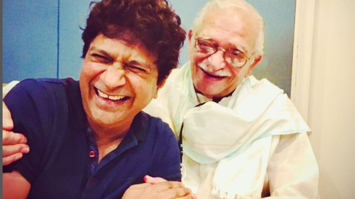 KK with Gulzar Saab. KK, who has a nation-wide fan following for his music, is not a trained classical singer. In media interviews, the singer had revealed that he learnt music by simply listening to it. Credit: Instagram/ @kk_live_now
