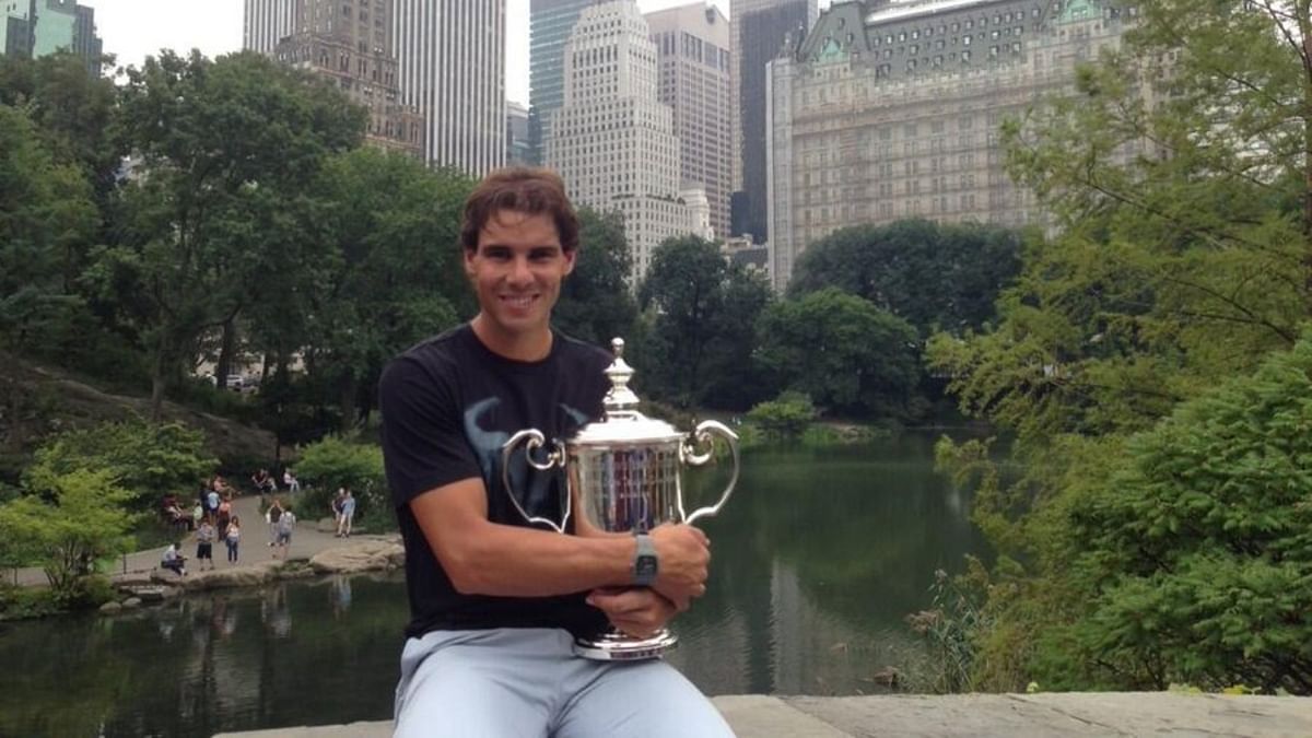 2013 US Open: Nadal took out the Serbian legend in a thrilling ‎6–2, 3–6, 6–4, 6–1 to win his second US Open. Credit: Twitter/@RafaelNadal