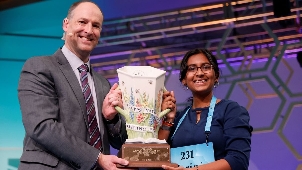 Indian-origin teen Harini Logan wins Spelling Bee 2022