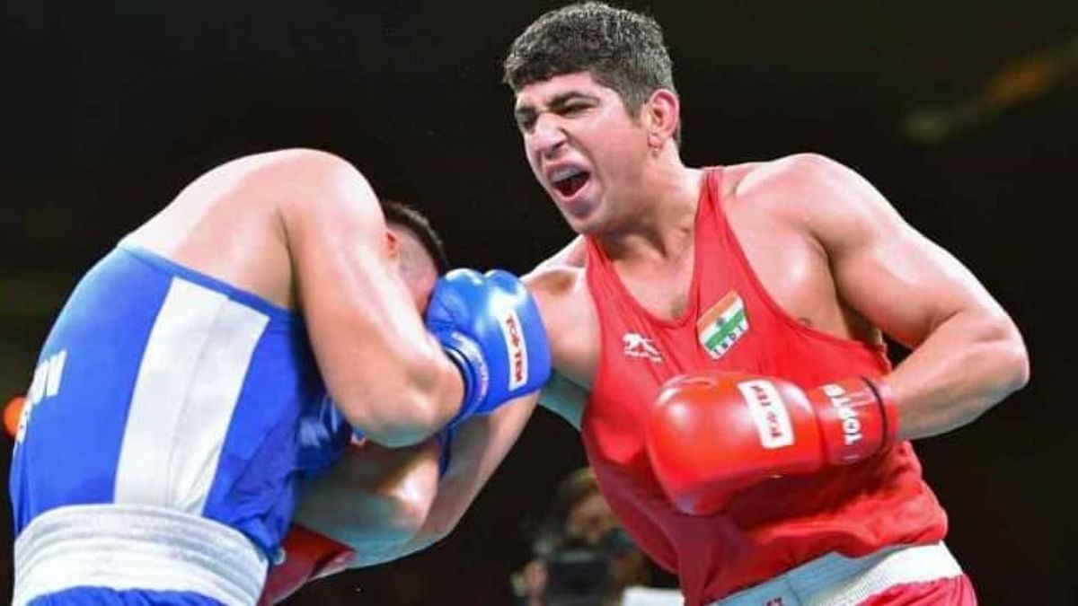 The Rohtak boy, Sanjeet, who shot to fame after defeating the world champion Kazakh boxer Sanjar Tursunov, will compete in 92 kg. Credit: Facebook/boxersanjeet