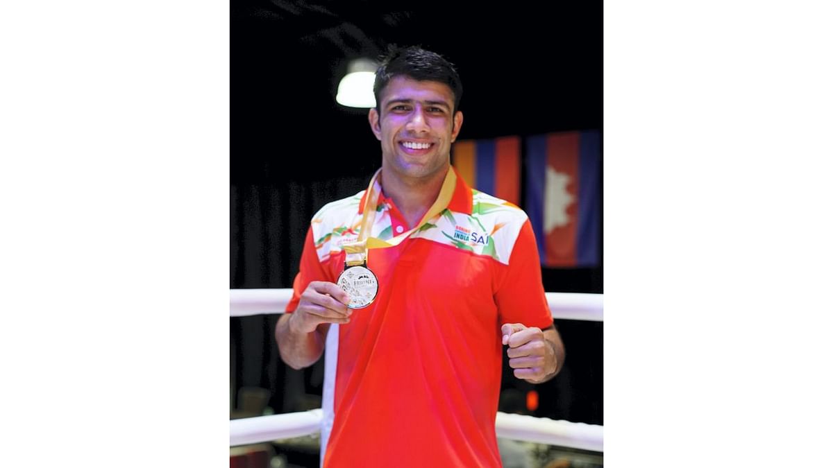 Teenage Army man Sumit, who won the gold at the Thailand Open in April, will compete in the 75kg. Credit: PTI Photo